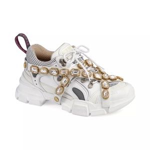 ‼️SOLD ‼️Flashtrek Sneaker With Removable Crystals.Never used.box,dust bag.